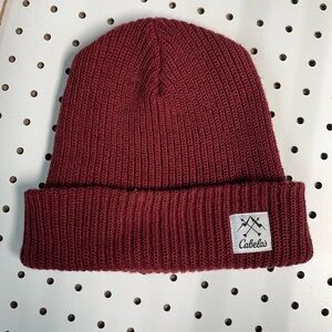 Cabela's Burgundy Knit Hat